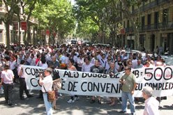 manifestacio autobusos bcn