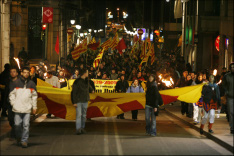 Capçalera de la manifestació. Foto: Oriol Clavera