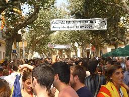 Ambient a la riera d'Arenys aquest matí. Foto: L'ACCENT