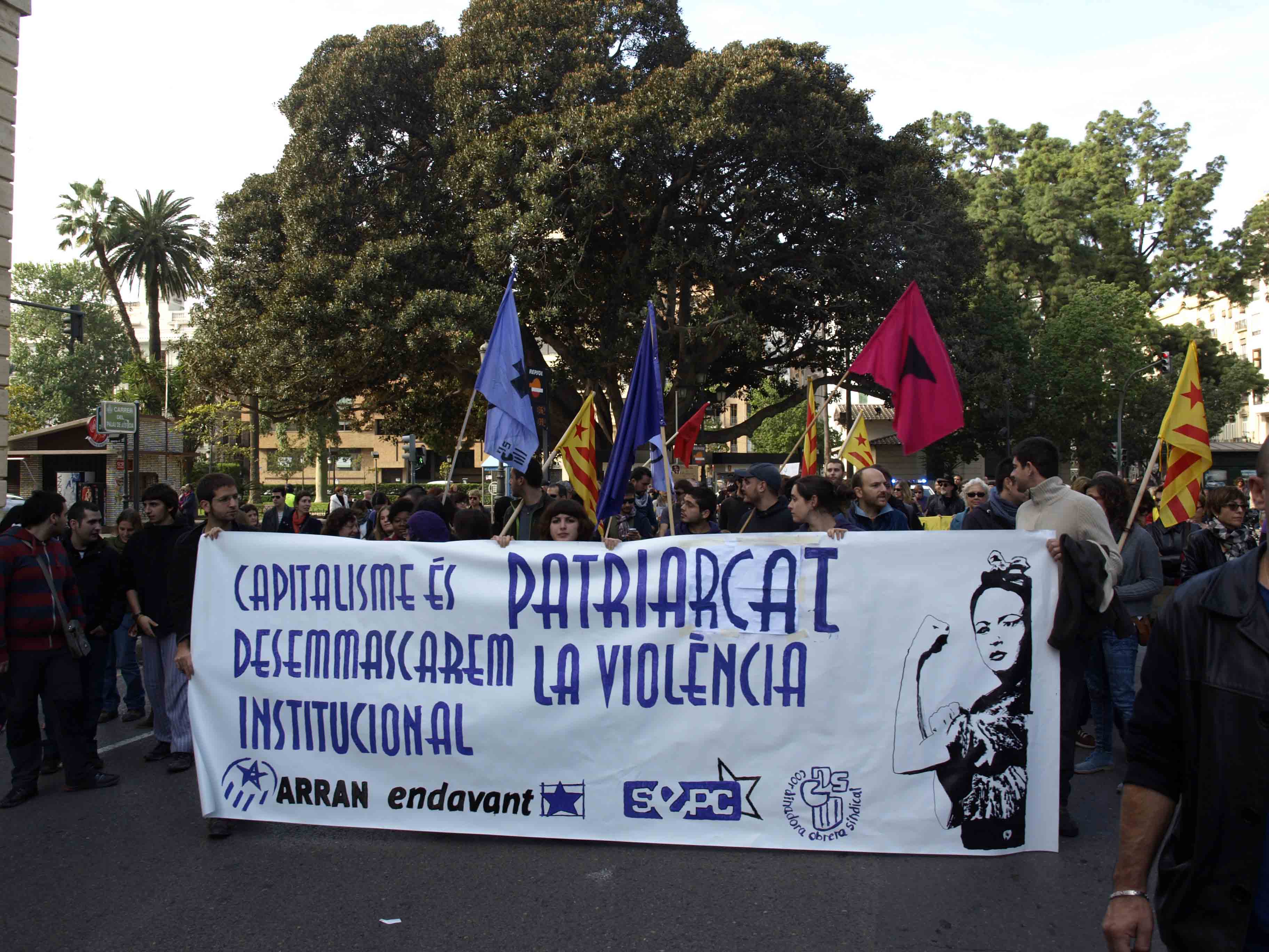 Mobilitzacions arreu dels Països Catalans pel dia contra la violència de gènere