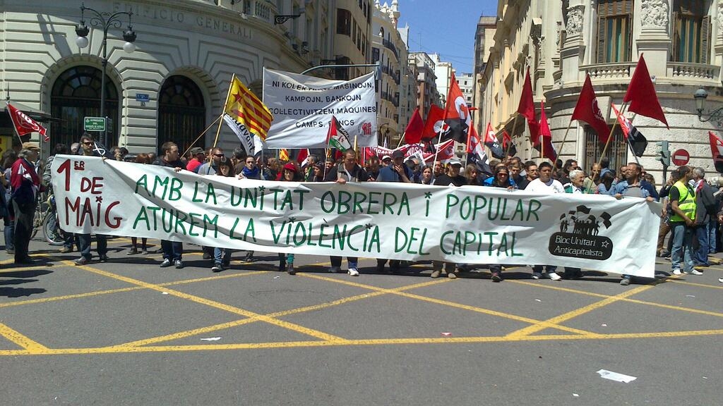 L'1 de maig més massiu i anticapitalista dels darrers anys
