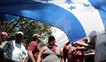 Mobilització del Frente de Resistencia contra el Golpe