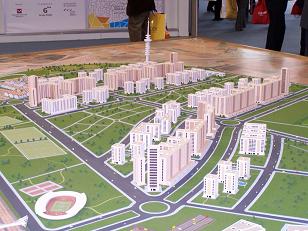Maqueta del projecte Nou Mil·leni per Catarroja