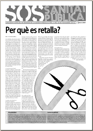 Suplement especial de l'Accent: SOS Sanitat pública
