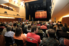 Presentació de la CUP a Barcelona el diumenge 25 d'octubre