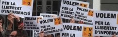 Cròniques de les mobilitzacions contra el tancament de TV3
