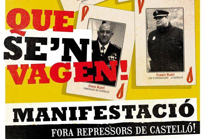 Castelló de la Plana ix al carrer contra la repressió