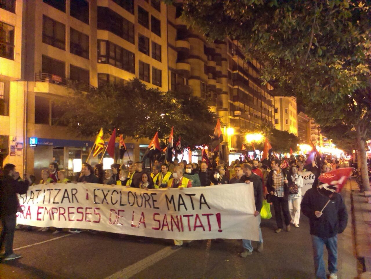 València ix al carrer contra la privatització de la sanitat