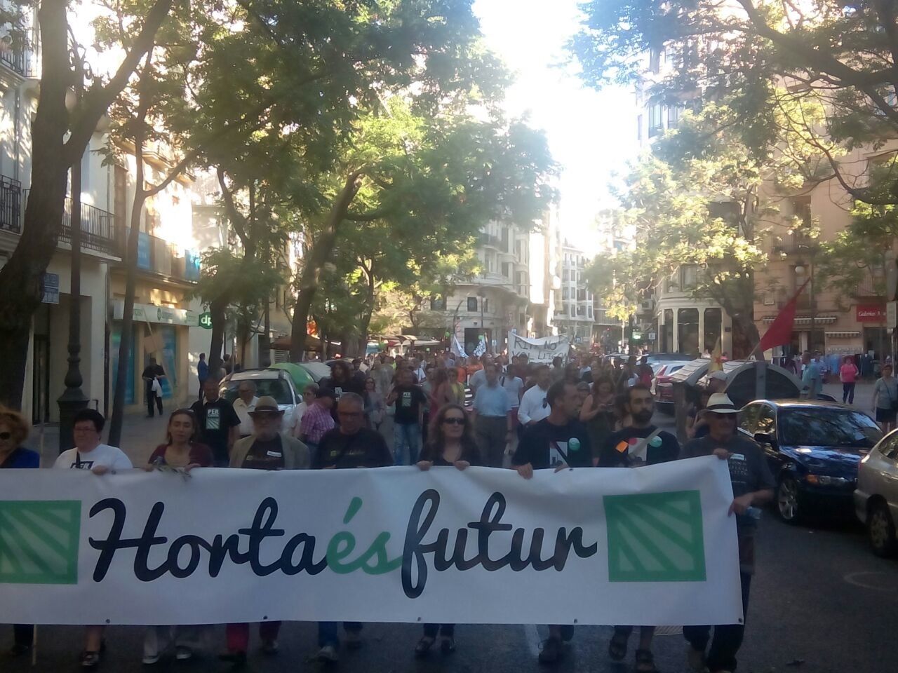 Milers de valencians celebren la retirada del PGOU