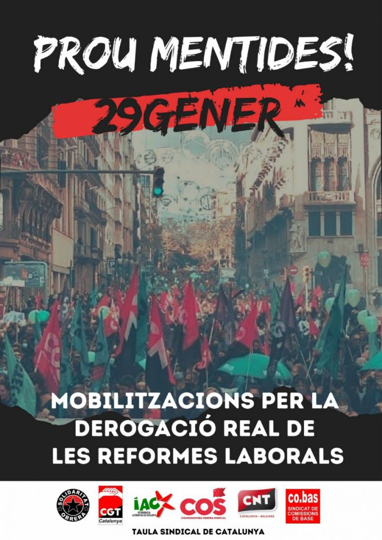 Aturem la contrareforma laboral: