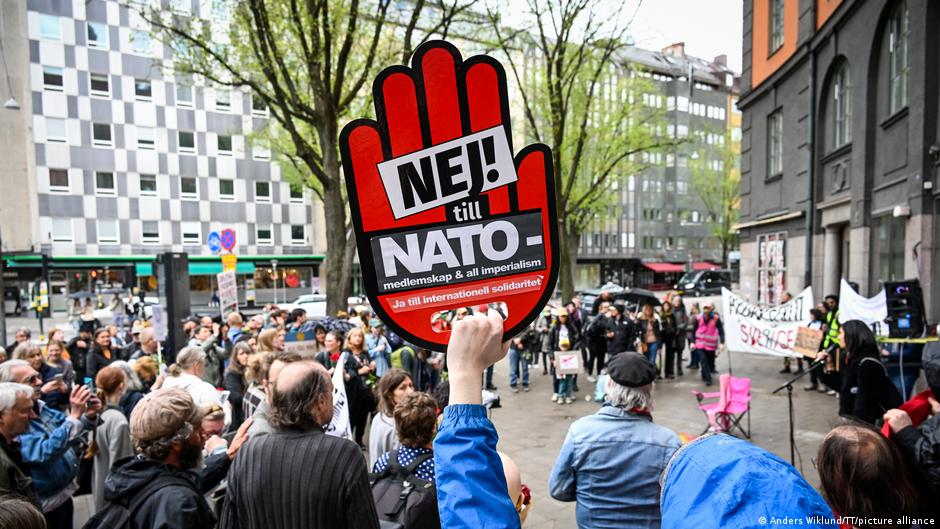 Dones per la Pau i la llibertat de Finlàndia i Suècia contra l'entrada a l'OTAN
